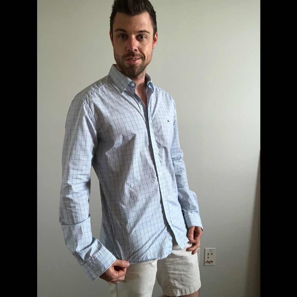 Lacoste button down shirt